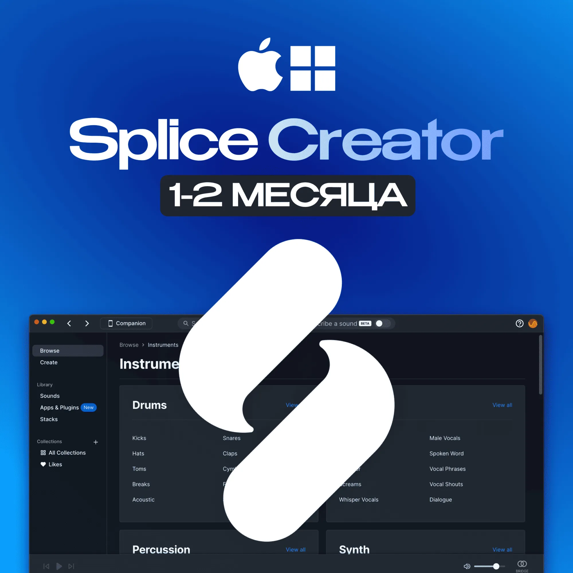 SPLICE CREATOR [1 МЕСЯЦ, 200 КРЕДИТОВ] БЫСТРО