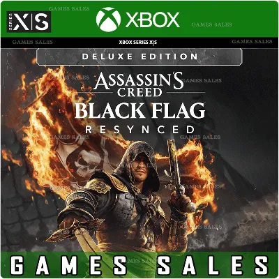 ✅❤️ASSASSIN'S CREED BLACK FLAG RESYNCED DELUXE EDITION❤️XBOX