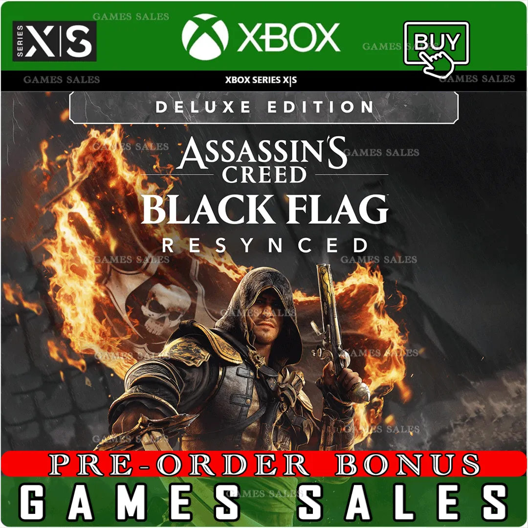 ✅❤️ASSASSIN'S CREED BLACK FLAG RESYNCED DELUXE EDITION❤️XBOX SERIES X|S❤️PREORDER