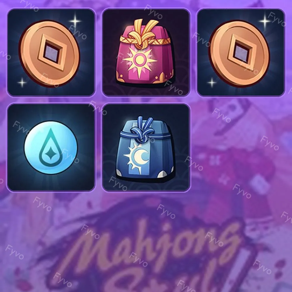 Mahjong Soul Твич Дропс 5 Предметов Twitch Drops