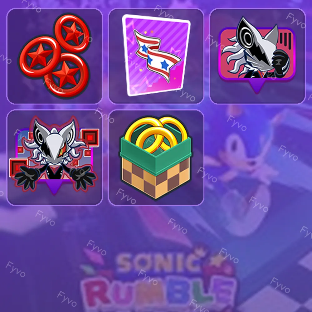Sonic Rumble Party Twitch Drops 5 Items