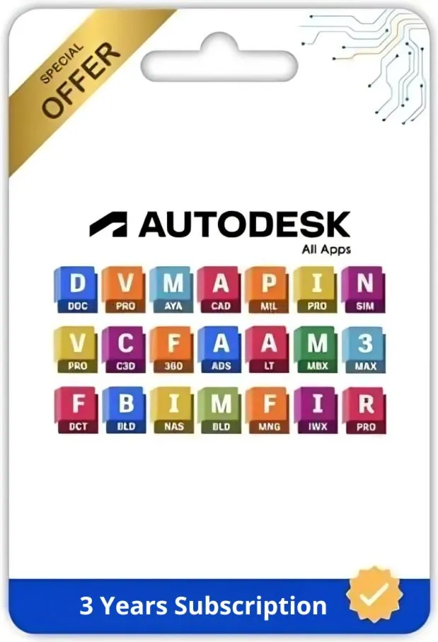 AUTODESK Collection Apps 2027/2026/2025 - 46 Apps | 3-Year Subscription 🚀
