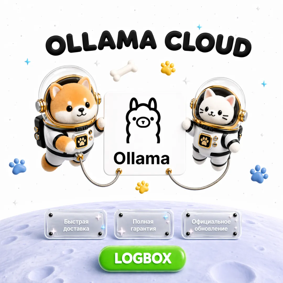 Ollama – Запуск AI Моделей Local и Cloud 1 Месяц