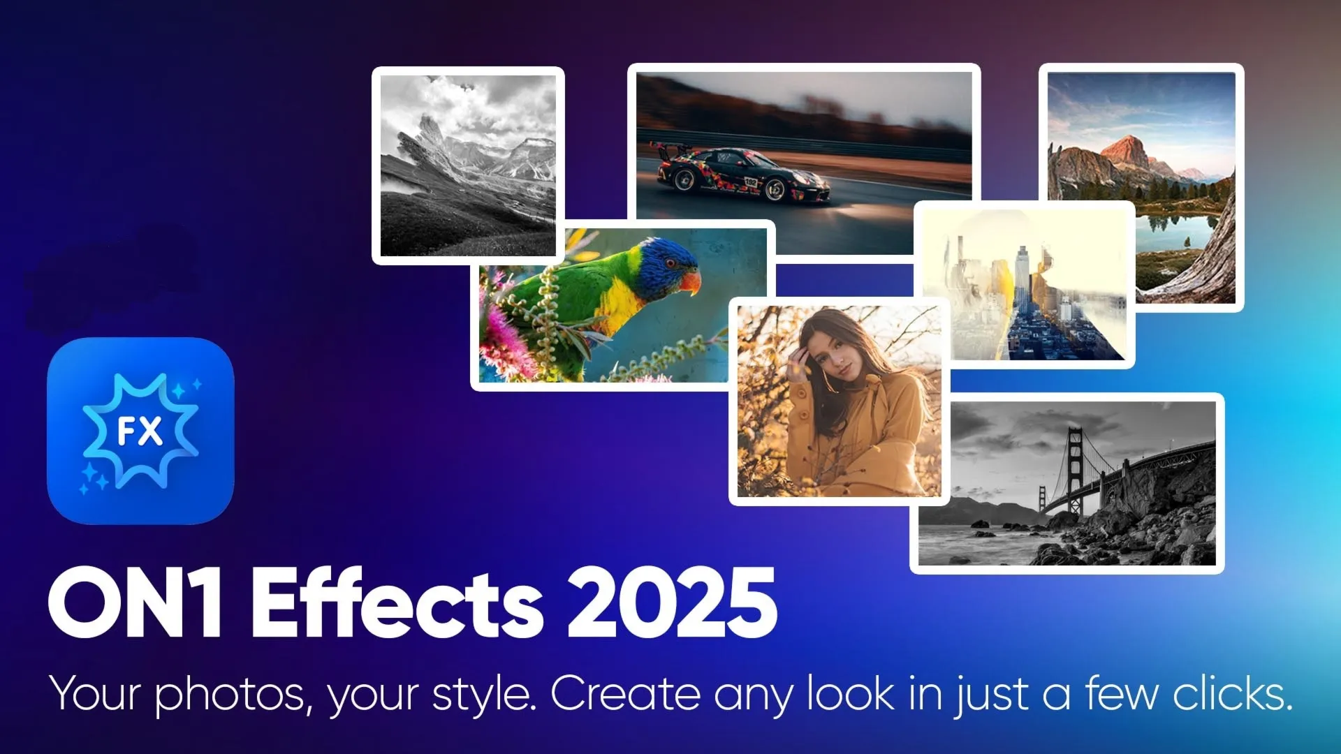 ON1 Effects 2025 | БЕССРОЧНАЯ ЛИЦЕНЗИЯ | macOS | Windows | АККАУНТ