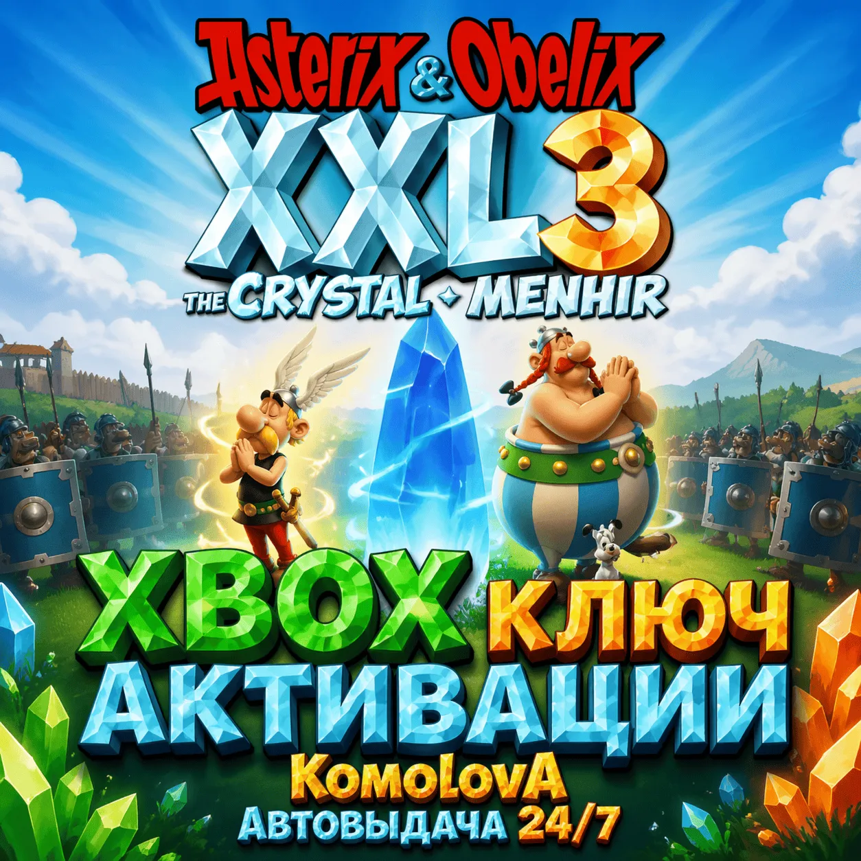  Asterix & Obelix XXL3: The Crystal Menhir XBOX 
