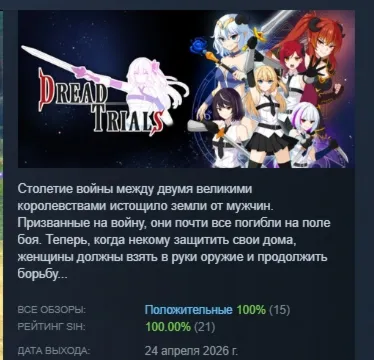 Dread Trials АВТОДОСТАВКА STEAM РОССИЯ
