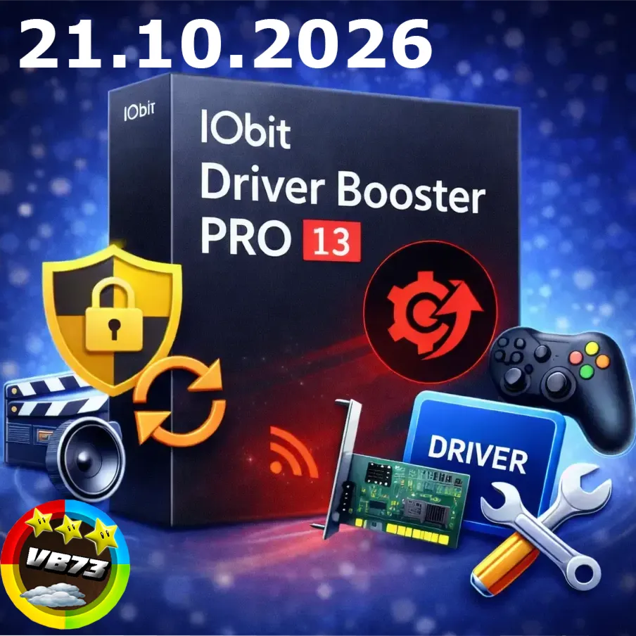 🔑 IObit Driver Booster 13 Pro | Лицензия до 21.10.2026 глобал