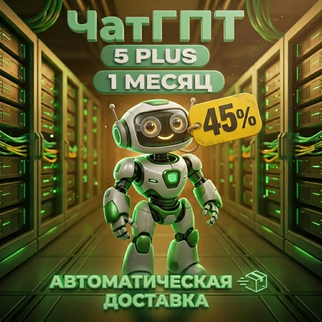 Личный Аккаунт GPT-5.4 Plus / GPT-5 Pro / GPT-5 Thinking / SORA 2/GPT-5.3-Codex