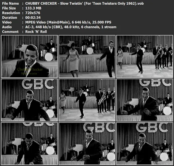 CHUBBY CHECKER - Slow Twistin'
