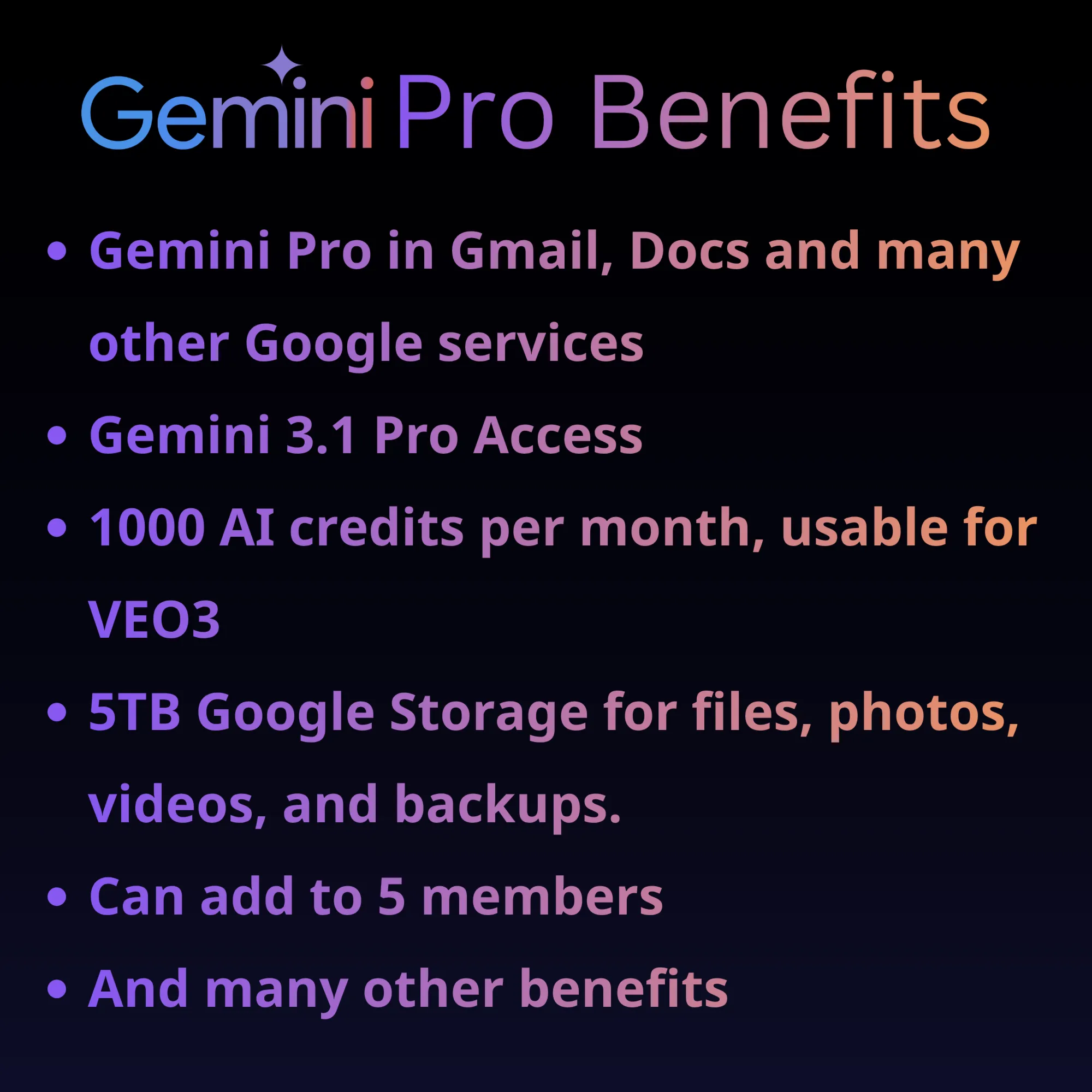 Gemini Pro/Ultra | Antigravity Pro/Ultra | 5TB/6TB Google Drive (1/6 Месяцы)