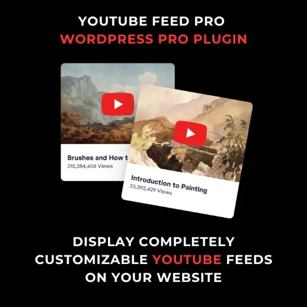 YouTube Feed Pro — плагин WordPress для YouTube ленты