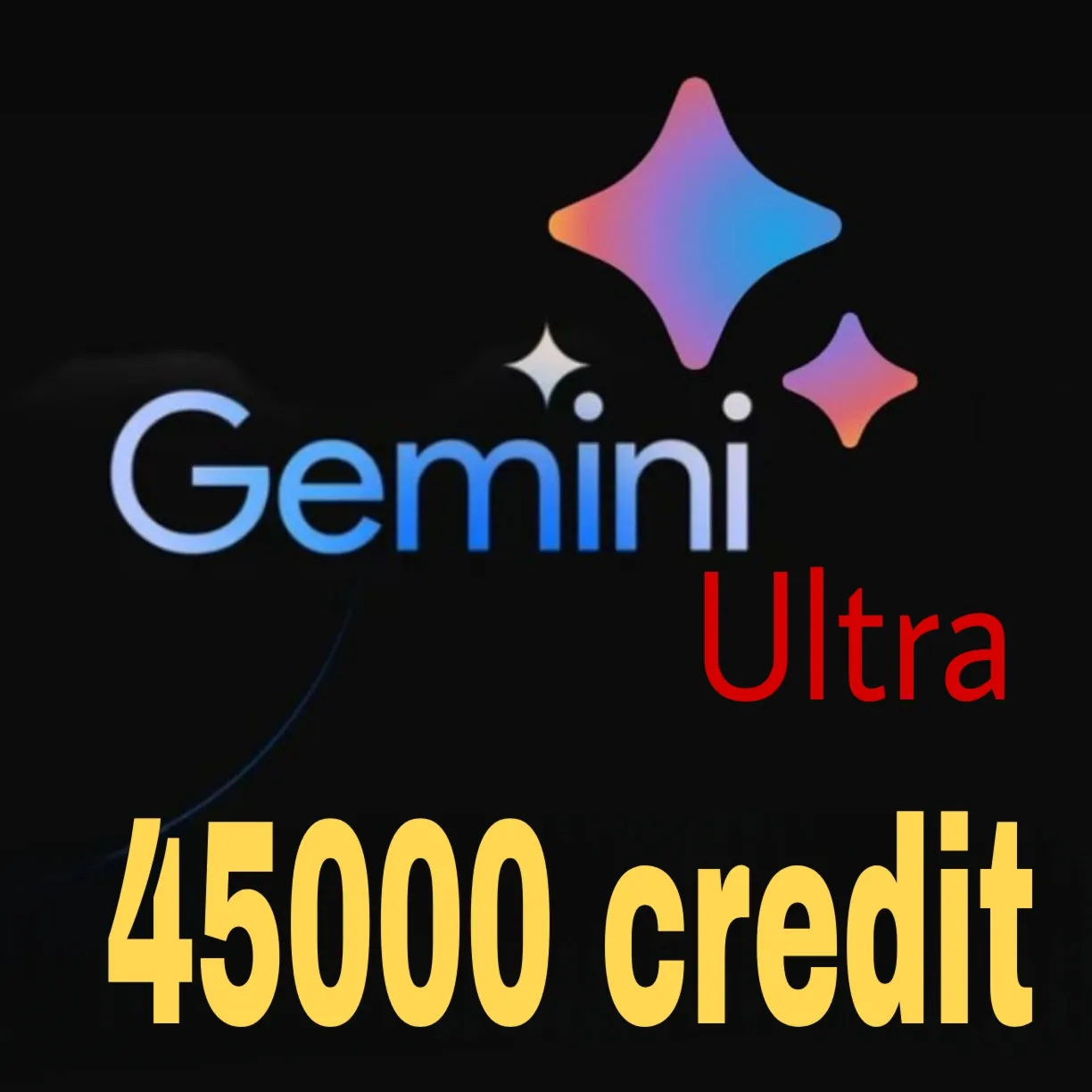Аккаунт Gemini Ultra – 45 000 кредитов на 1 месяц