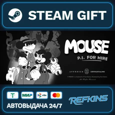 MOUSE: P.I. For Hire Steam Gift GLOBAL AUTO RU/KZ/CIA/TR/AR TURKEY UKRAINE KAZAKHSTAN