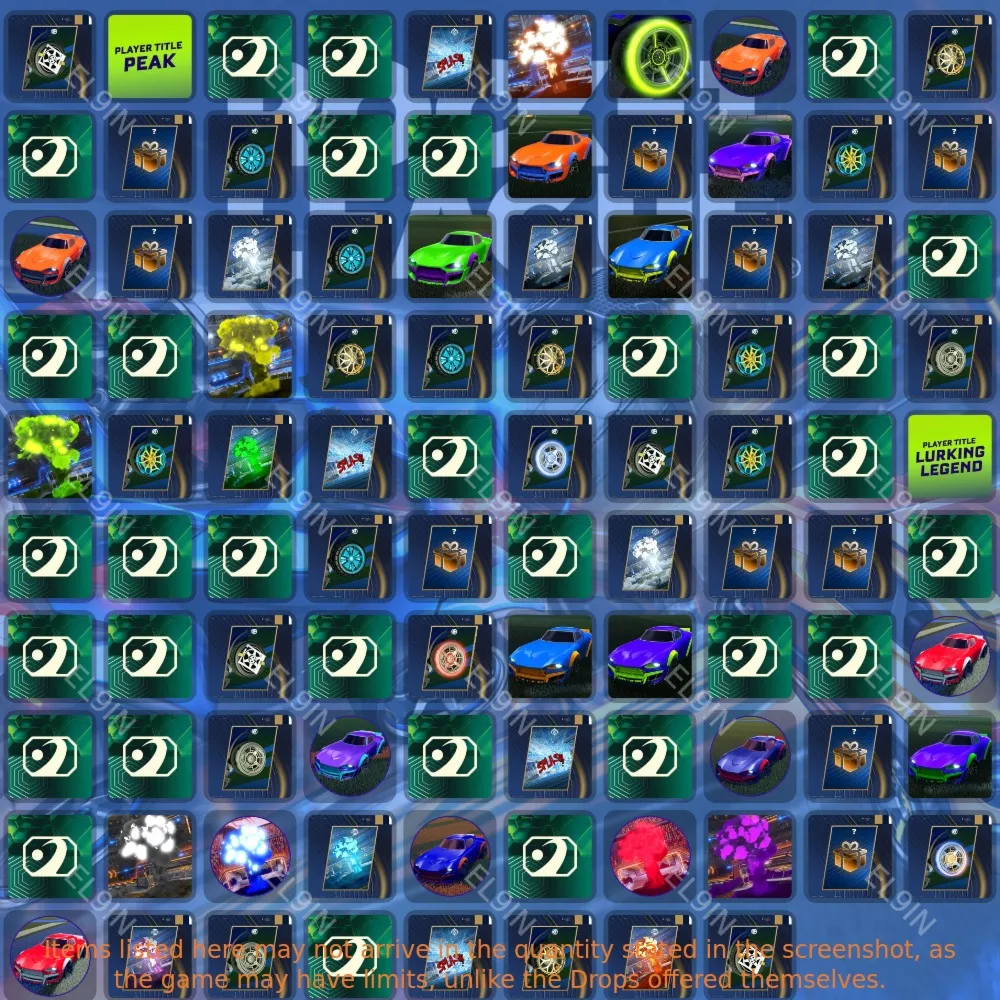 Rocket LeagueТвич Дропсы98 предметов + 