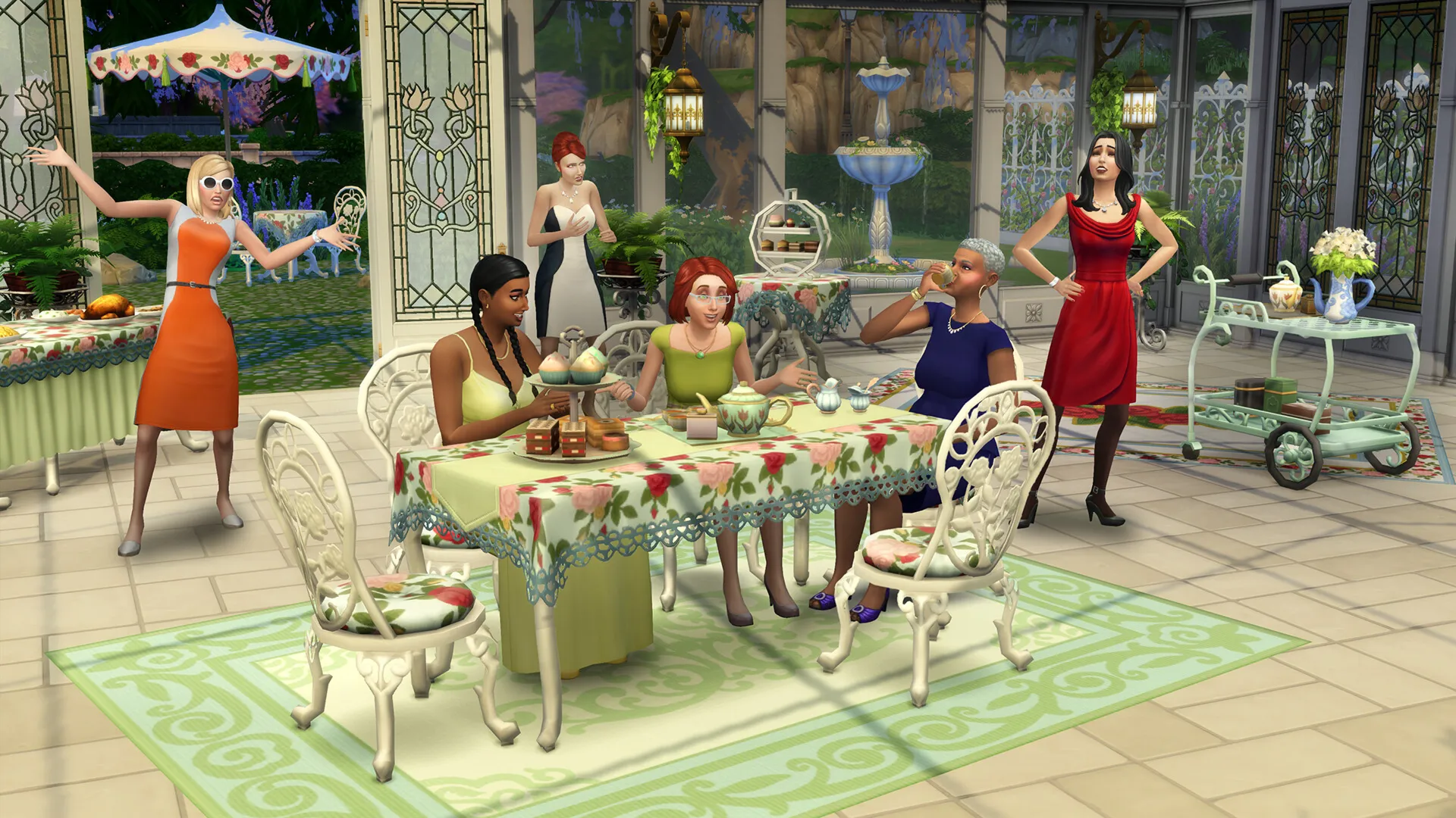The Sims 4 Чаепитие в зимнем саду — Комплект (Steam Gift Казахстан UA TR ARG)