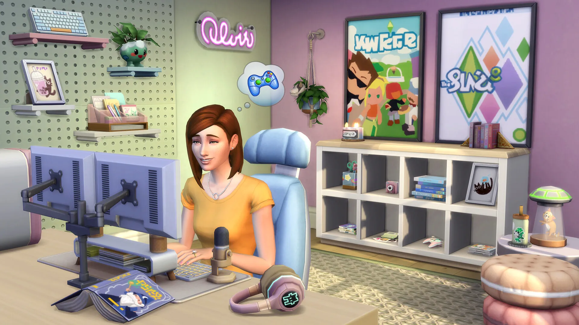 The Sims 4 Геймерское счастье — Комплект (Steam Gift Казахстан UA TR ARG)