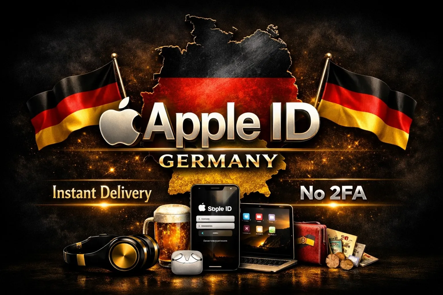 ????????Apple ID Германия ???????? | Личный аккаунт  No 2FA  Полный доступ 
