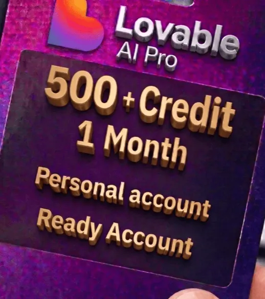Lovable Pro 400+ / 500+ кредитов | 1 месяц | ⚡ Быстрая доставка | Готовый аккаунт