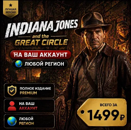 Indiana Jones and the Great Circle на ваш Аккаунт l Любой Регион