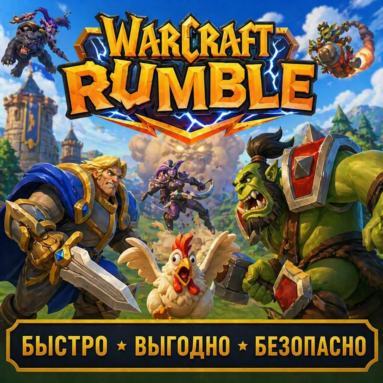 Warcraft Rumble МОНЕТЫ ШОП ТУРЦИЯ БЫСТРАЯ ДОСТАВКА