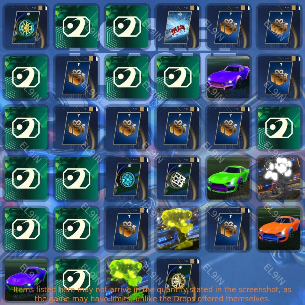 Rocket LeagueТвич Дропсы34 предметов + 