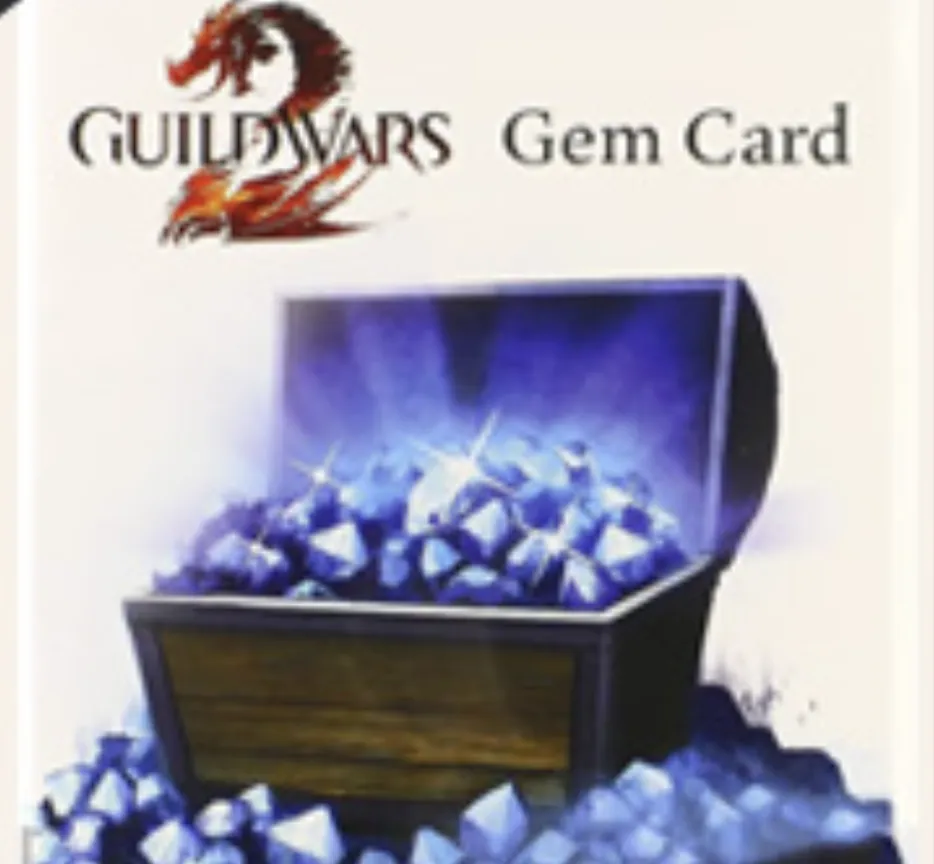 GUILD WARS 2 2000 / 4000 / 800 GEMS CARD GLOBAL КЛЮЧ