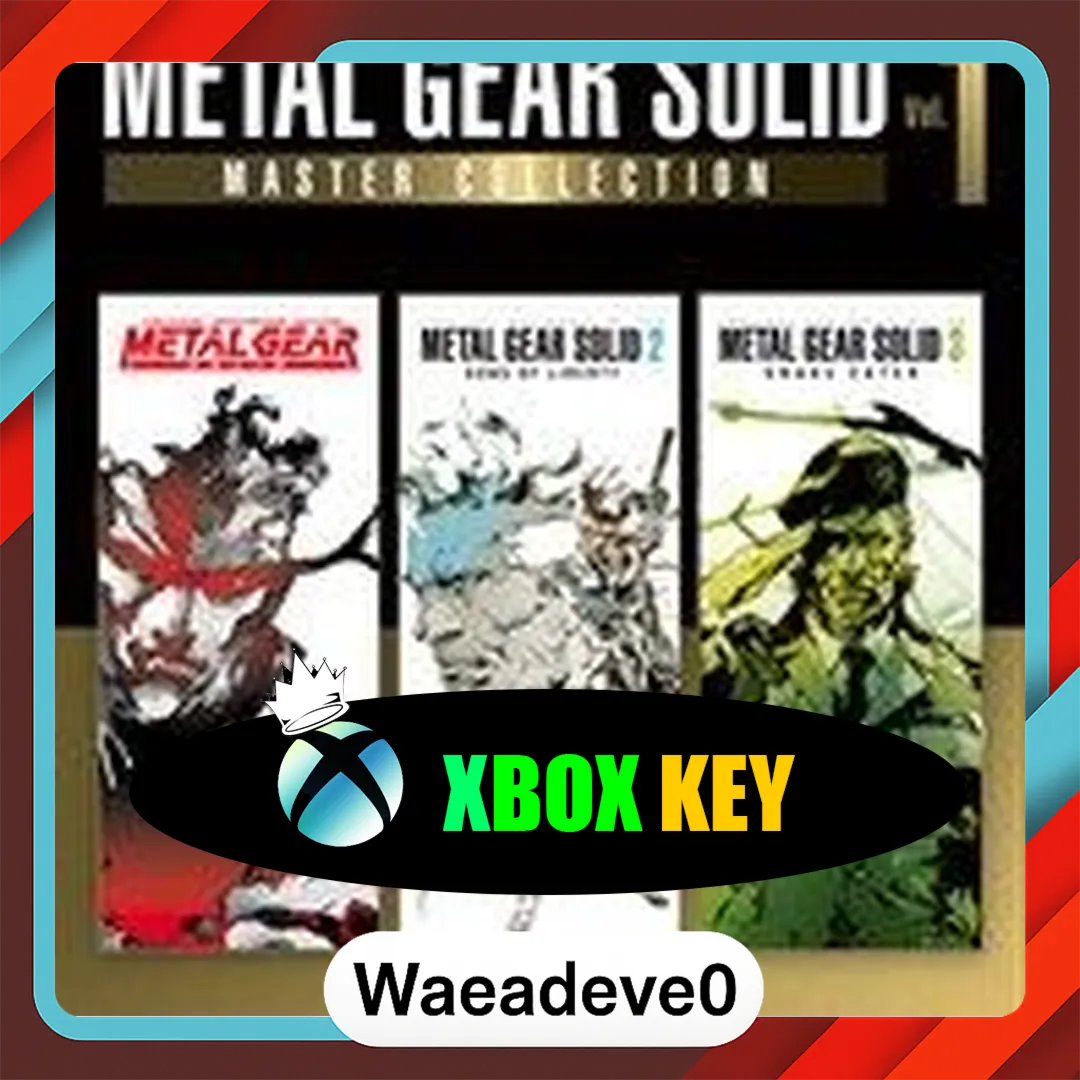 METAL GEAR SOLID: MASTER COLLECTION Vol.1 XBOX LIVE Key GLOBAL