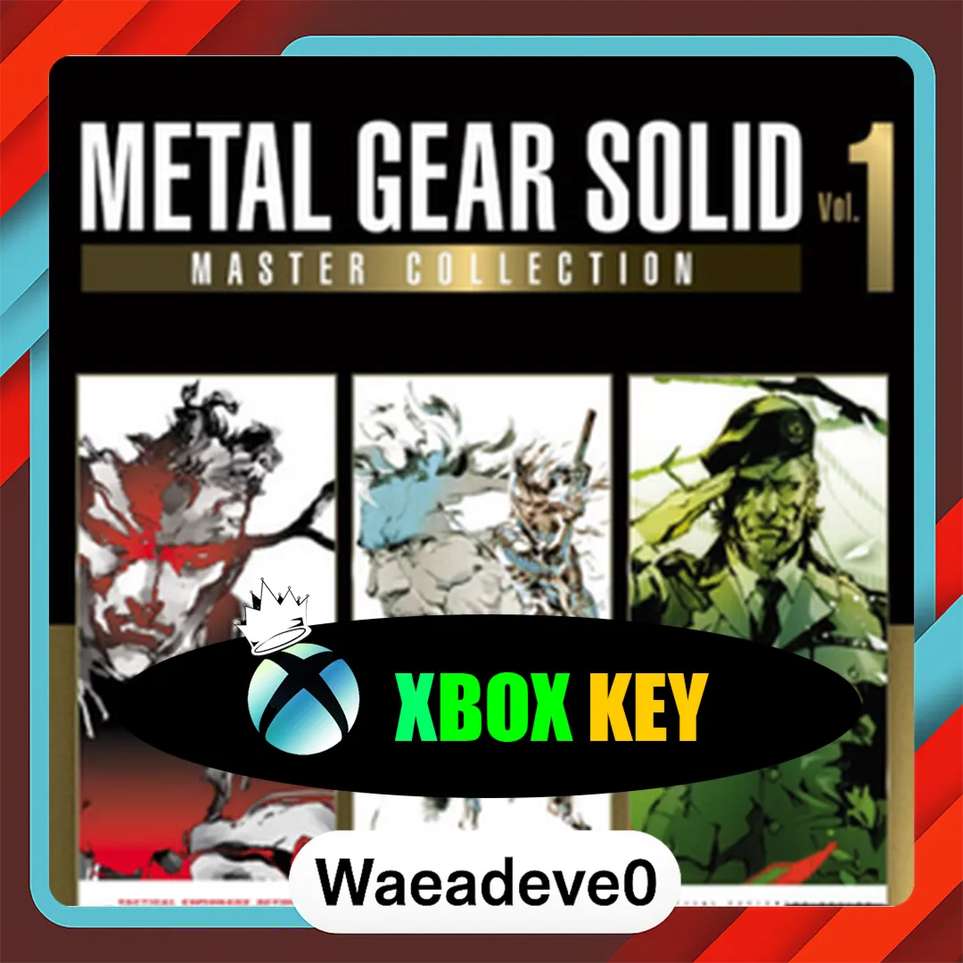 METAL GEAR SOLID: MASTER COLLECTION Vol.1 XBOX LIVE Key EUROPE