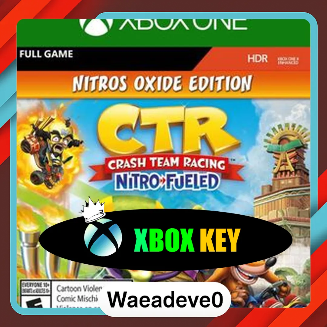 CTR Nitro-Fueled - Nitros Oxide Edition Xbox One Key (EU)