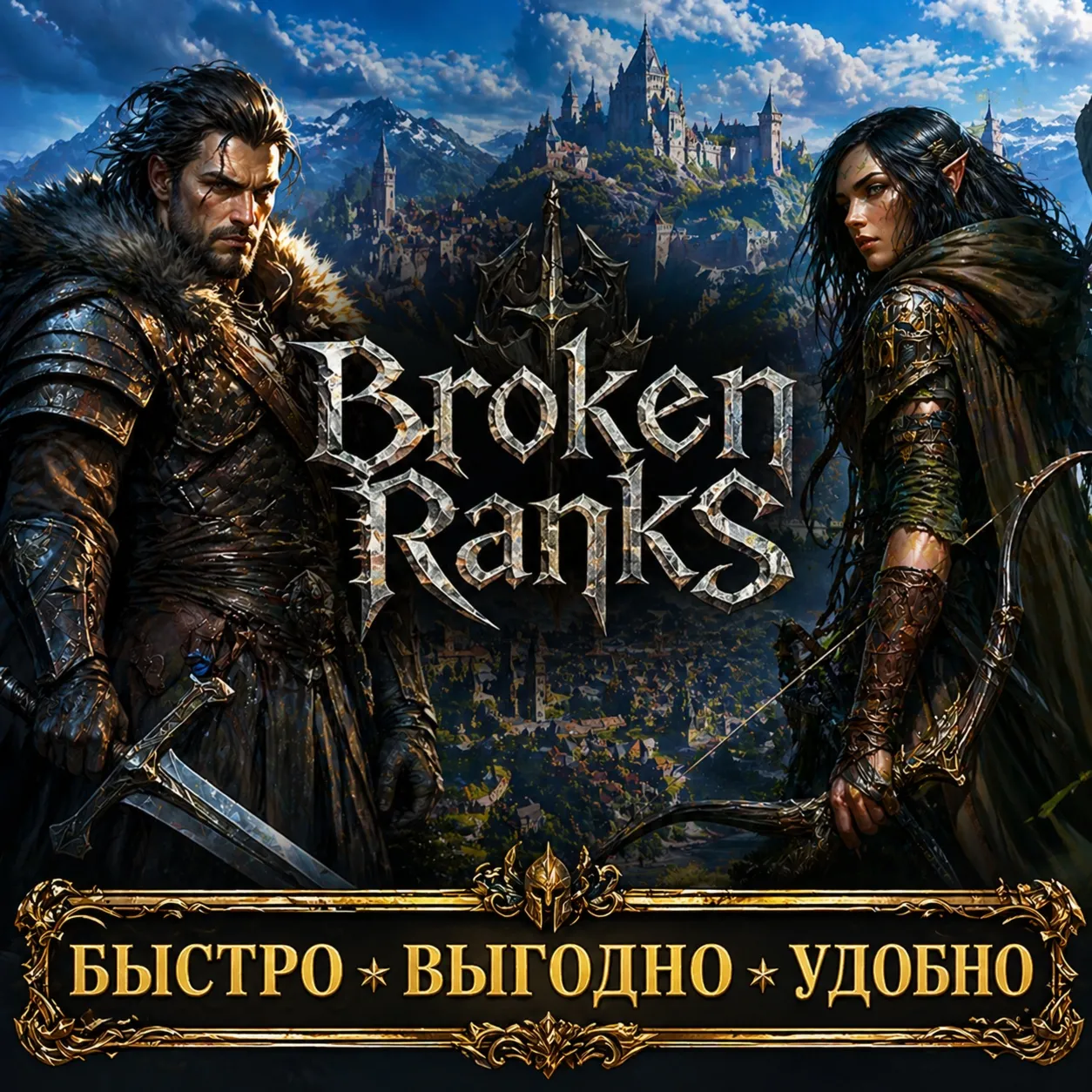 Broken Ranks EU RU Золото Скидки БЫСТРАЯ ДОСТАВКА