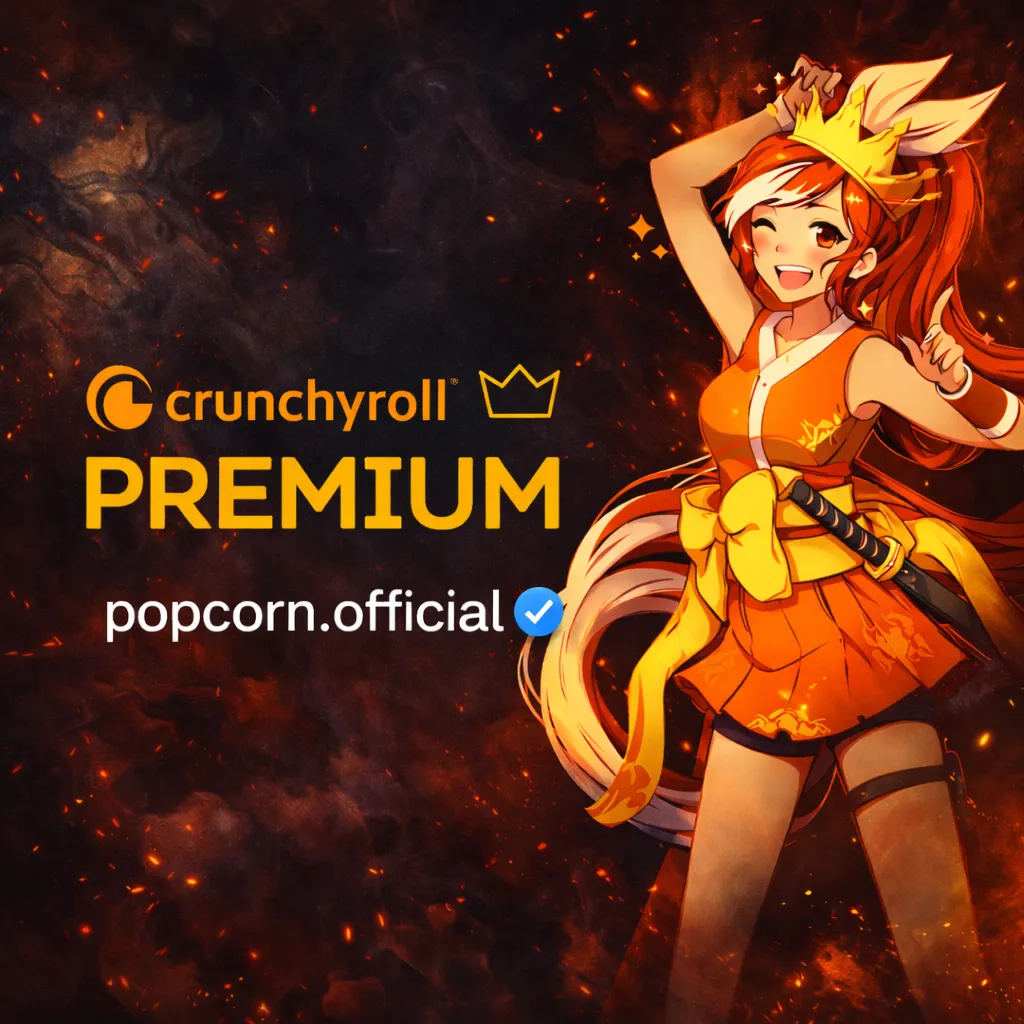 Crunchyroll Premium Mega Fan • Private Profile • 1 / 3 / 6 Months Access