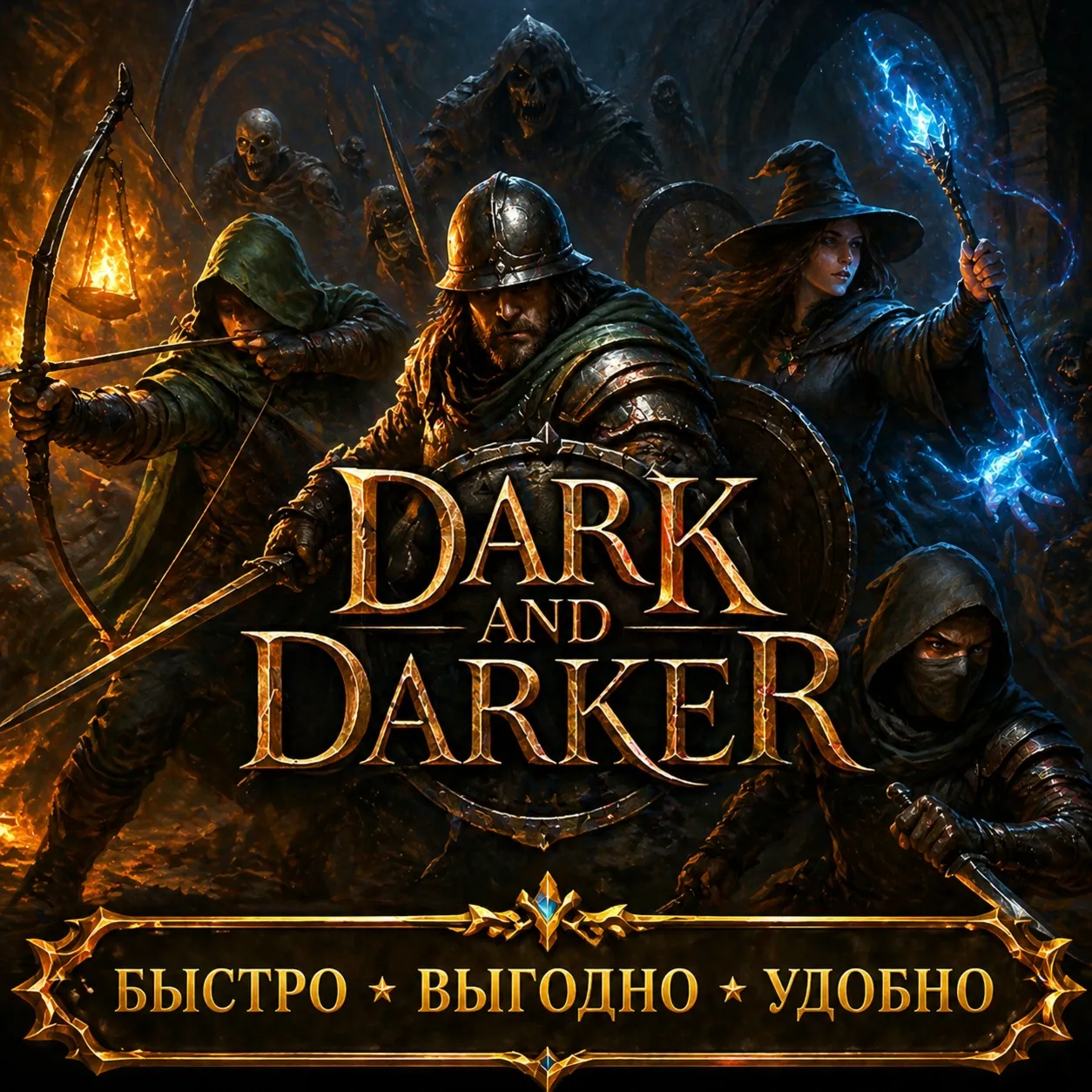 Dark and Darker Золото Gold БЫСТРАЯ ДОСТАВКА