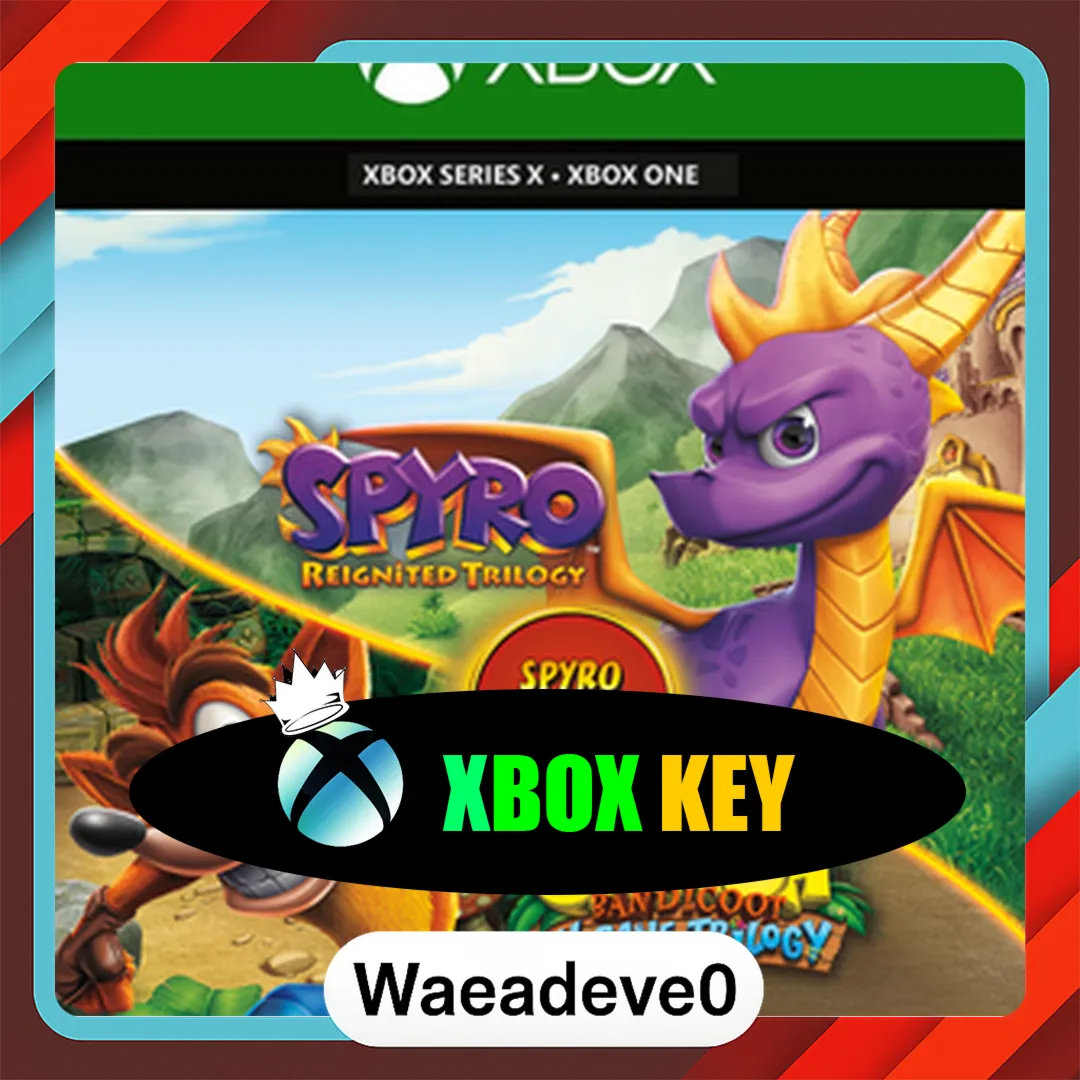 Spyro + Crash Remastered Game Bundle XBOX LIVE Key UNITED STATES