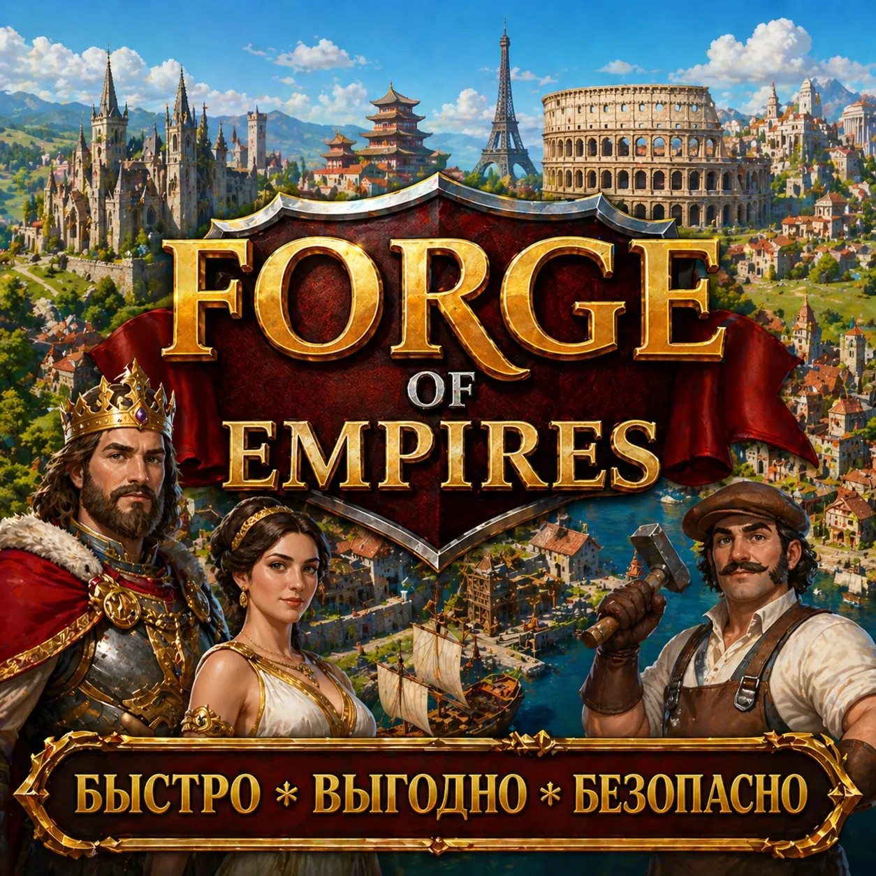 Forge of Empires Бриллианты ДОНАТ БЫСТРАЯ ДОСТАВКА