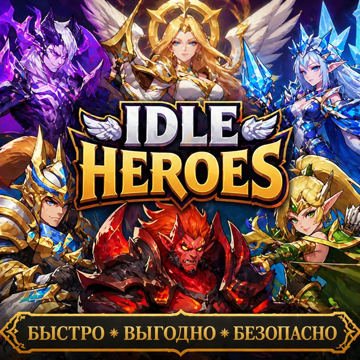 IDLE HEROES АЛМАЗЫ  ДОНАТ БЫСТРАЯ ДОСТАВКА