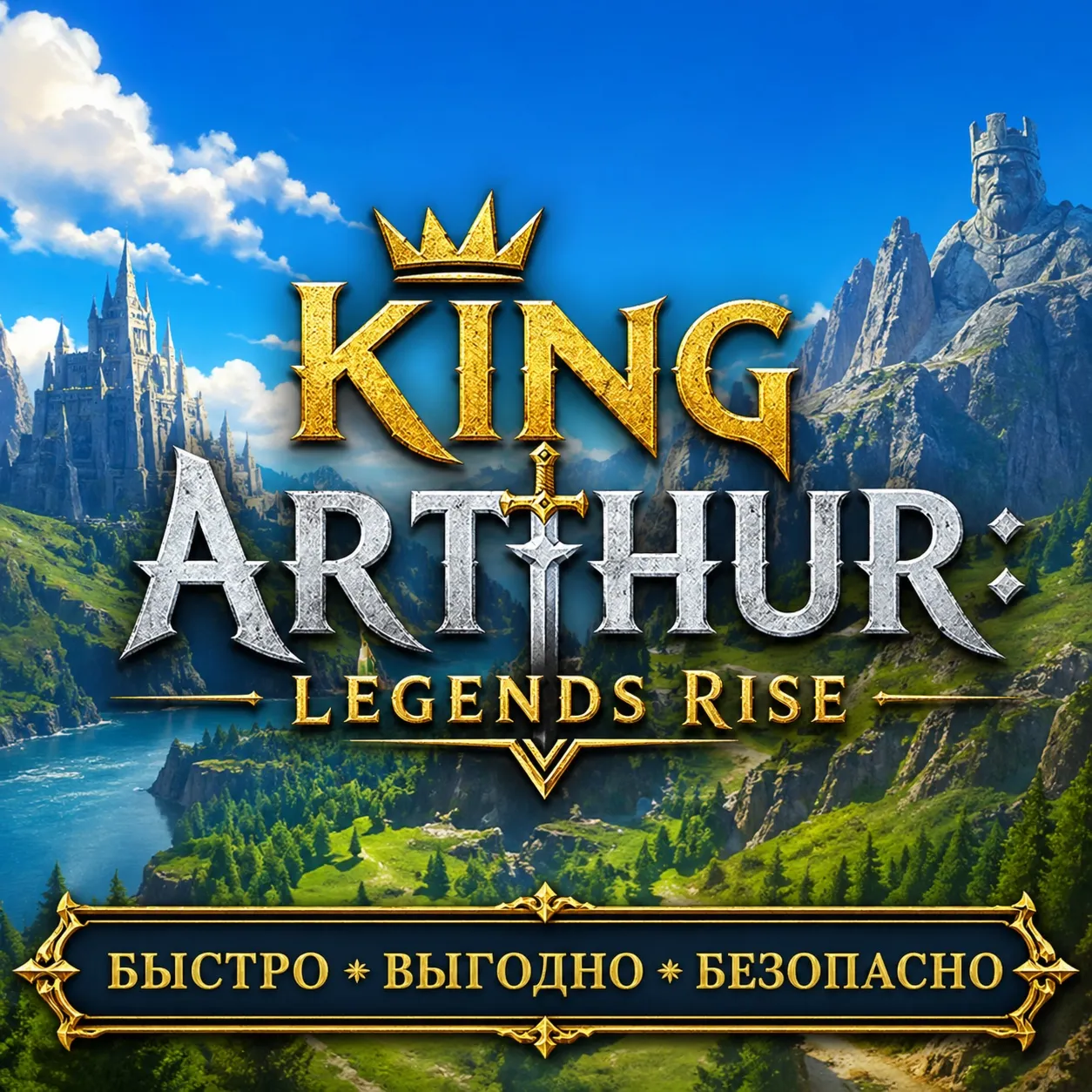 King Arthur: Legends Rise Кристаллы БЫСТРАЯ ДОСТАВКА