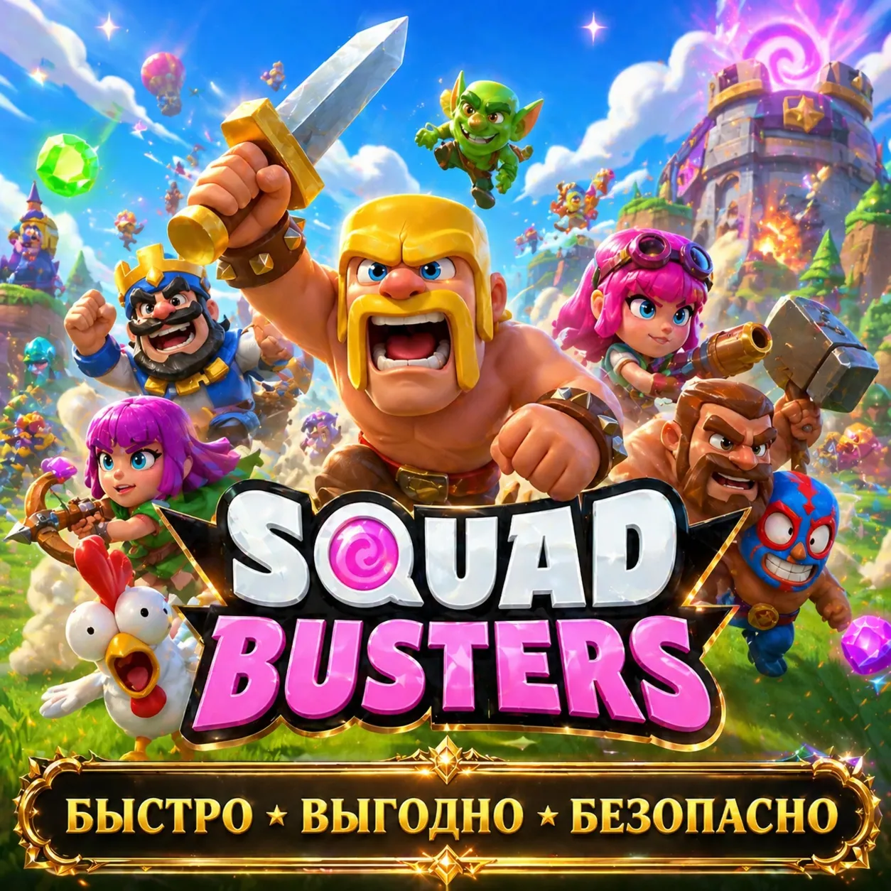SQUAD BUSTERS МОНЕТЫ ДОНАТ БЫСТРАЯ ДОСТАВКА