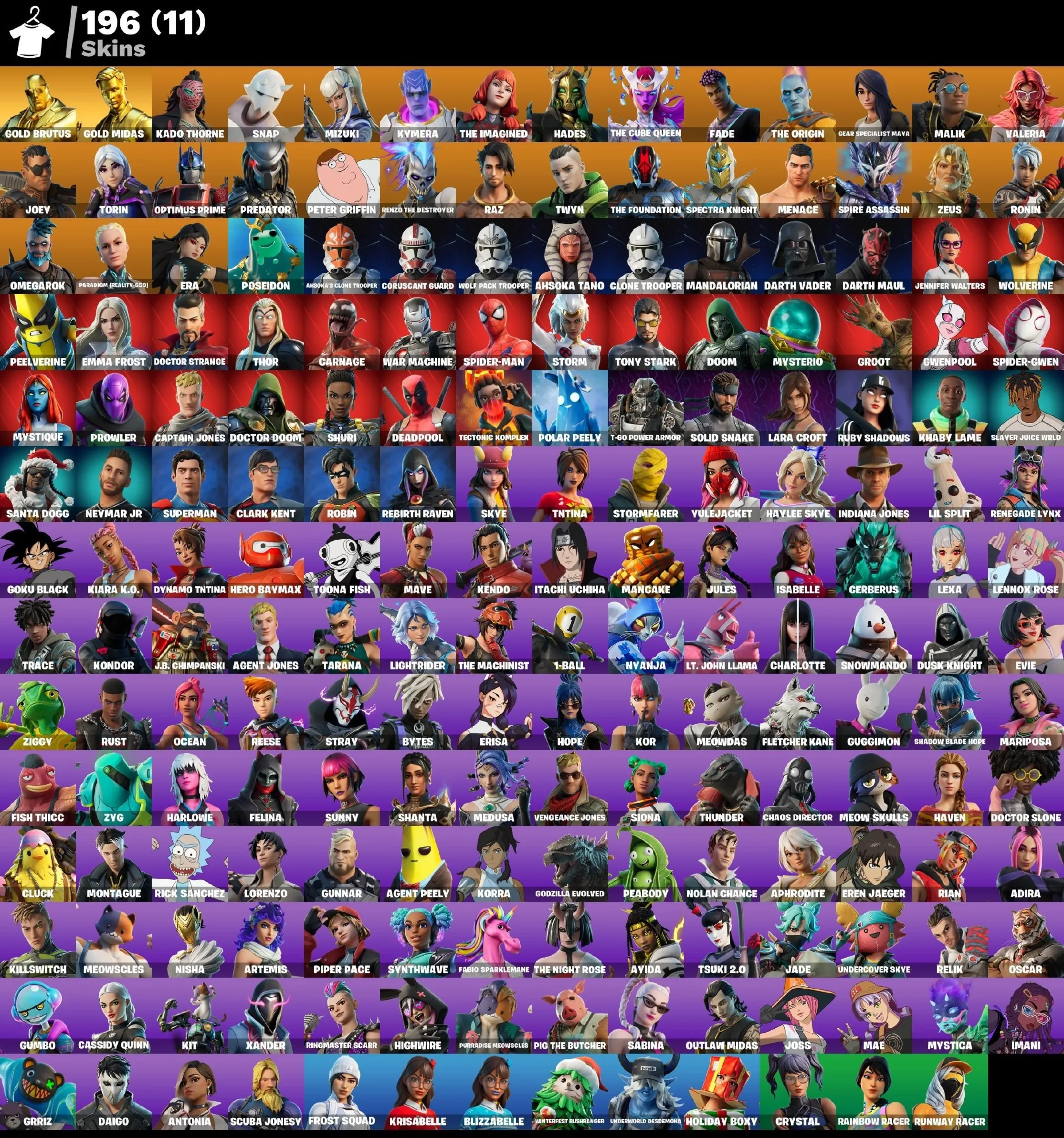 🔥[ ALL PLATFORMS! ] 196+ Skins, 259+ Pickaxes, 174+ Emotes| Full + Instant Access🔥
