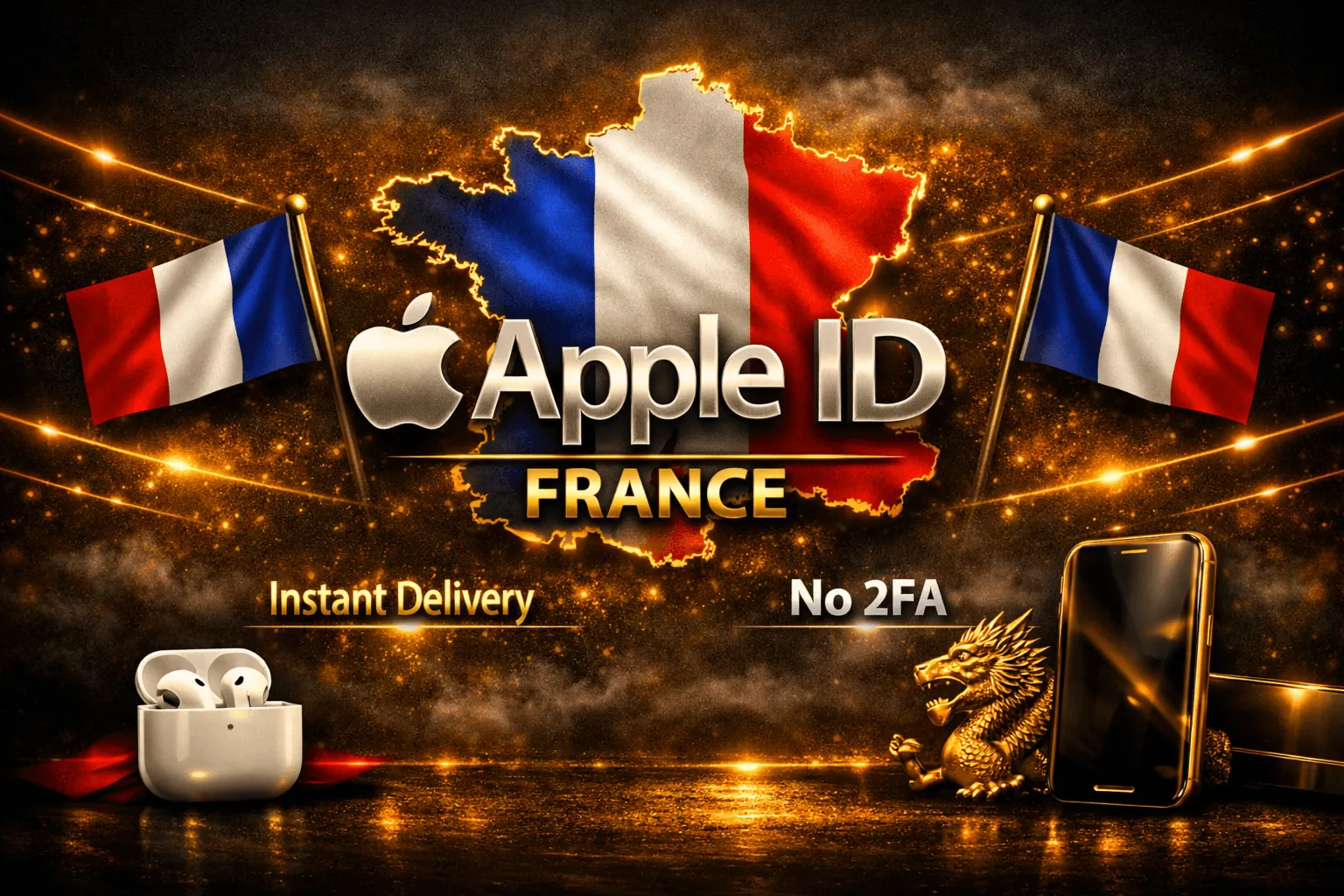 ????????Apple  ????????ID Франция ???????? | Личный аккаунт  No 2FA  Полный доступ 