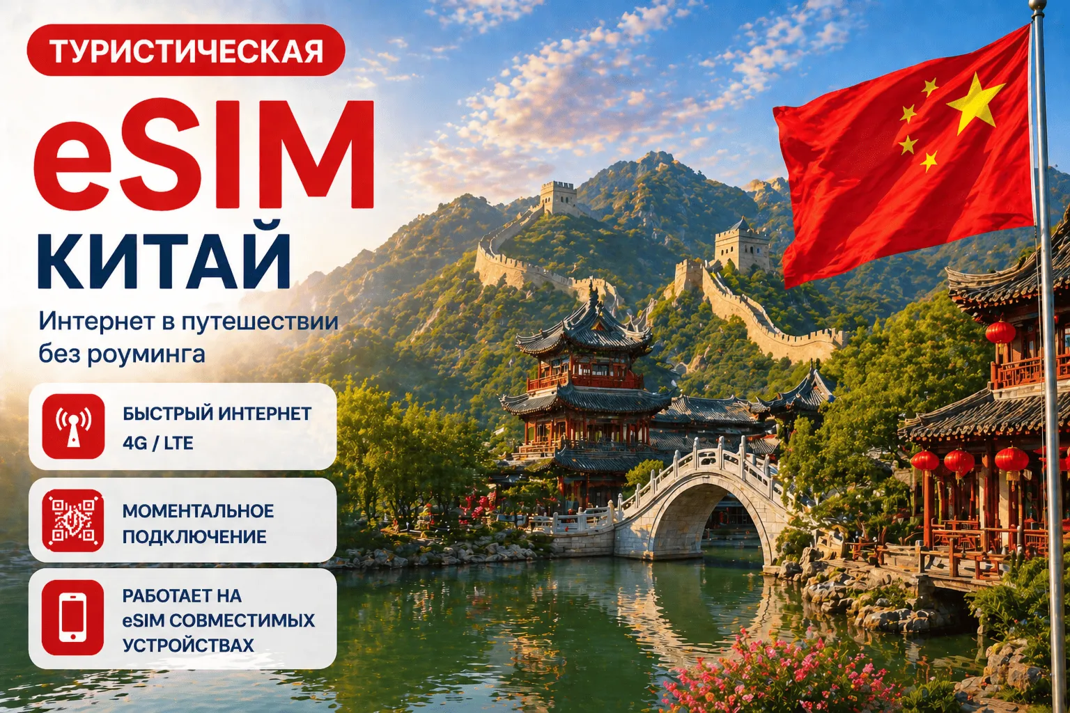 eSIM for China | Mobile Internet without Roaming