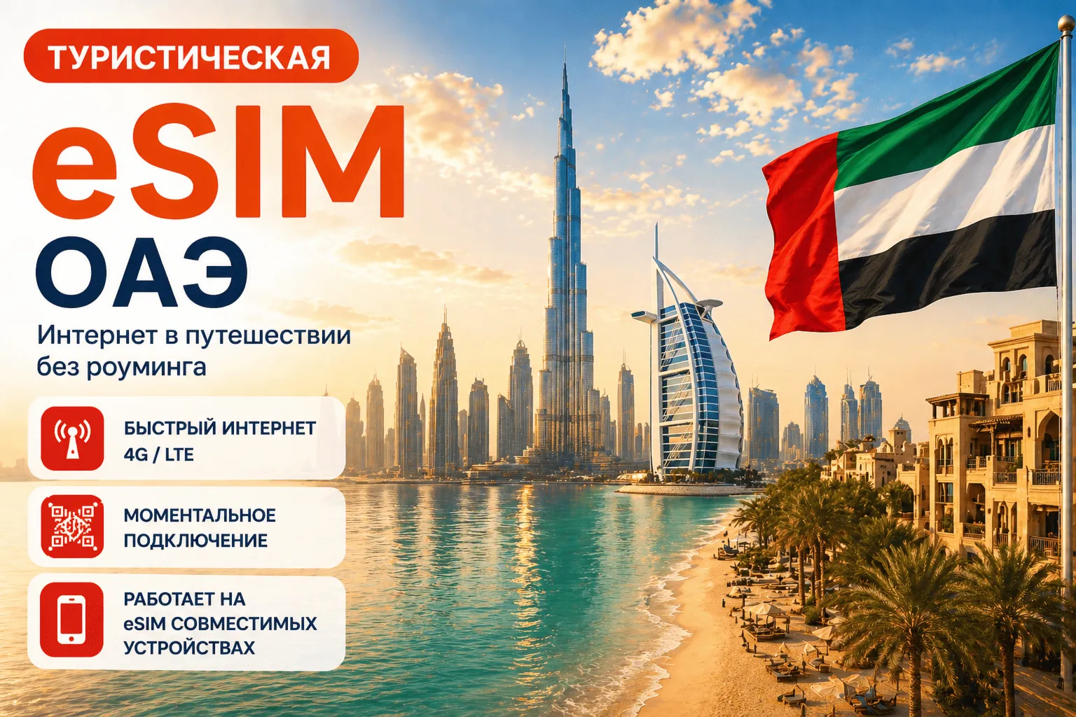 eSIM ОАЭ | МОБИЛЬНЫЙ ИНТЕРНЕТ БЕЗ РОУМИНГА