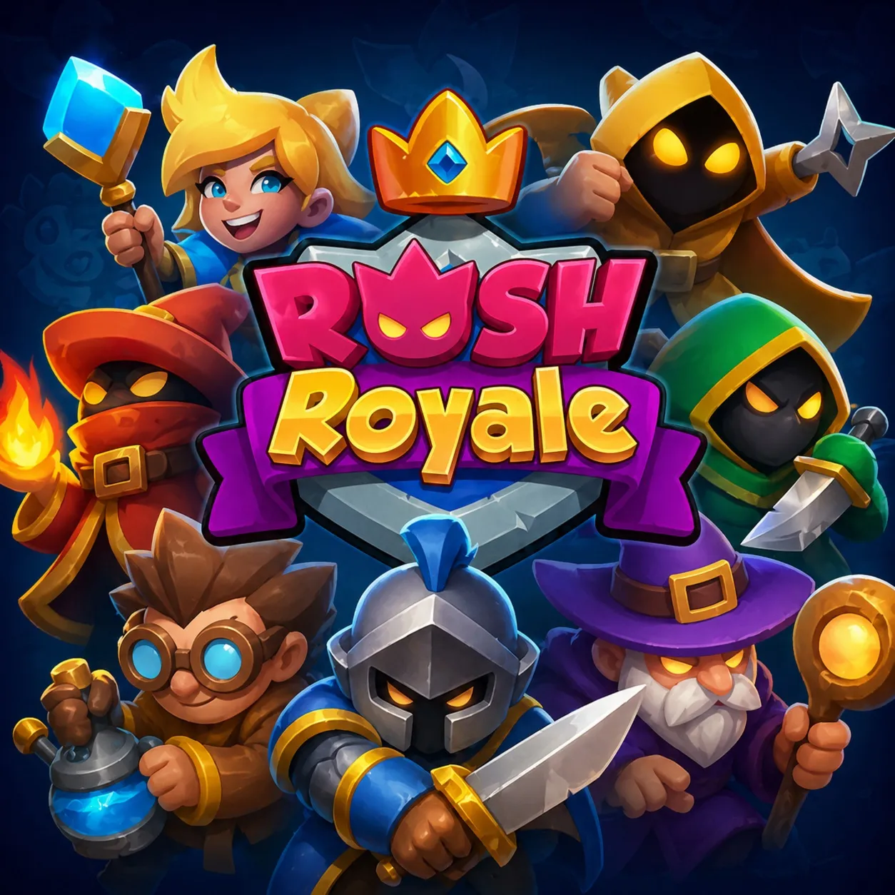 Rush Royale Кристаллы НАБОРЫ ШУСТРАЯ ДОСТАВКА