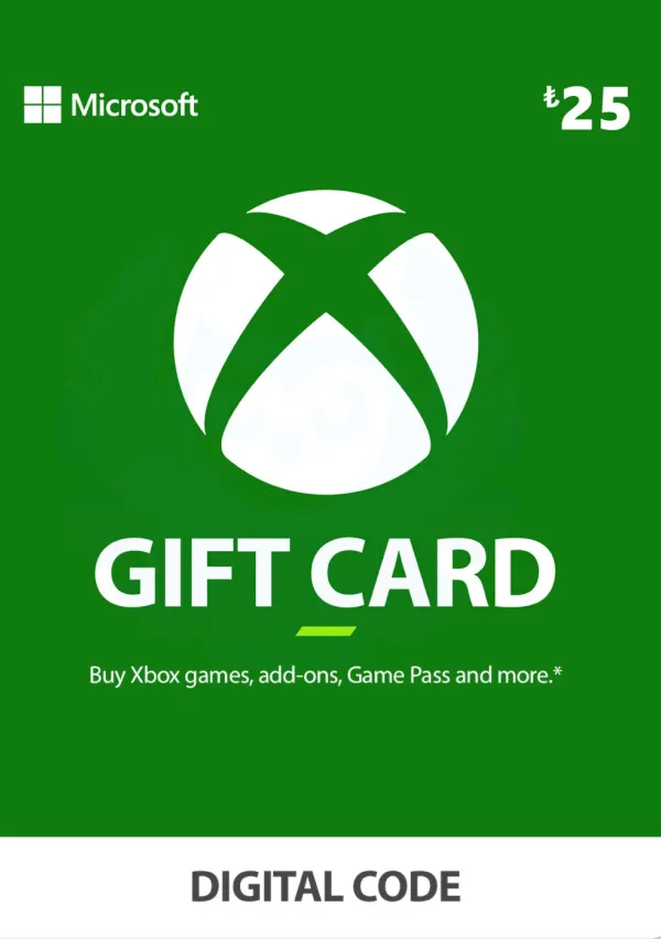 XBOX Live Gift Card 25 TRY (Turkey) (Microsoft Store/TR)