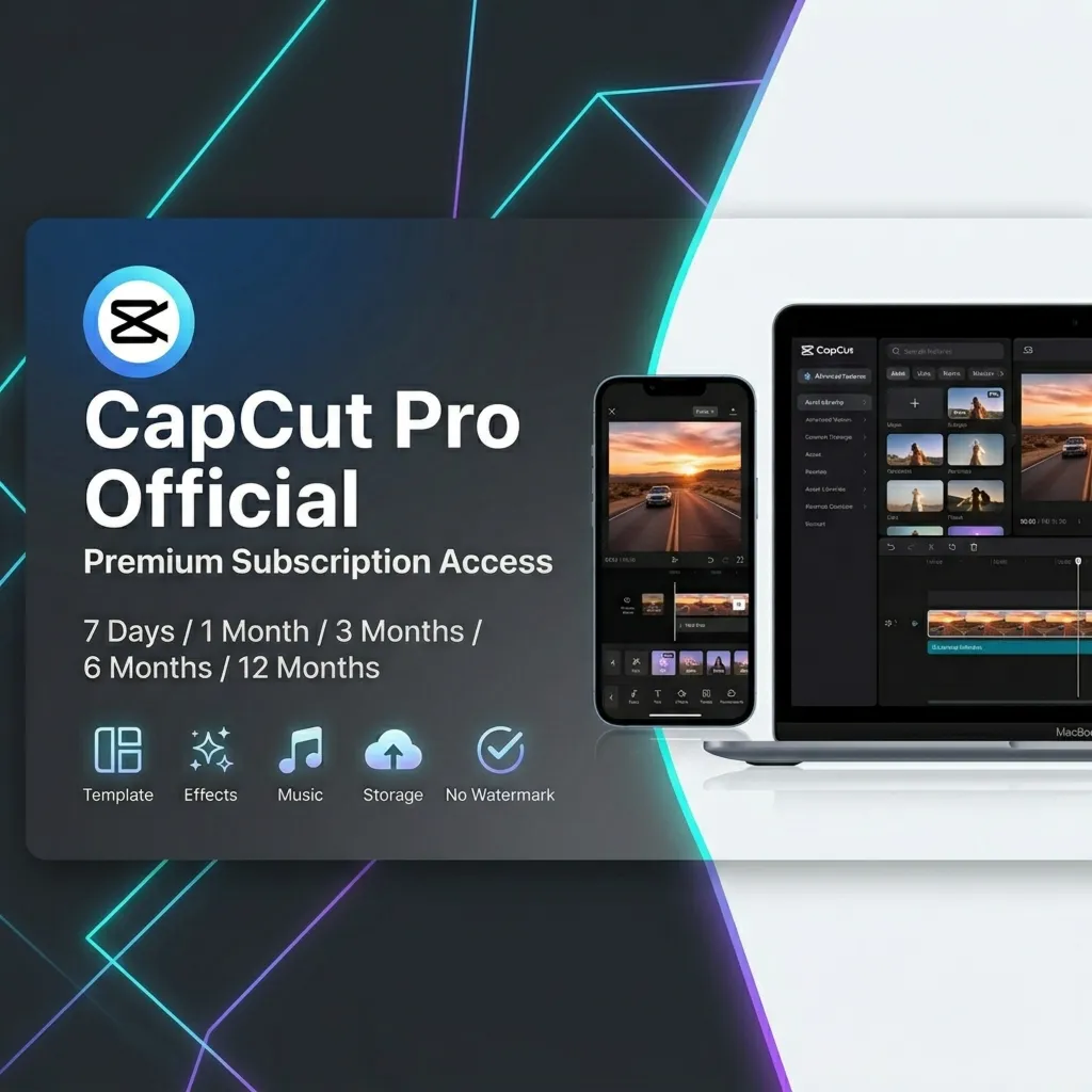 CapCut Pro | 7 Дней / 1 Месяц / 3 Месяца / 6 Месяцев / 12 Месяцев