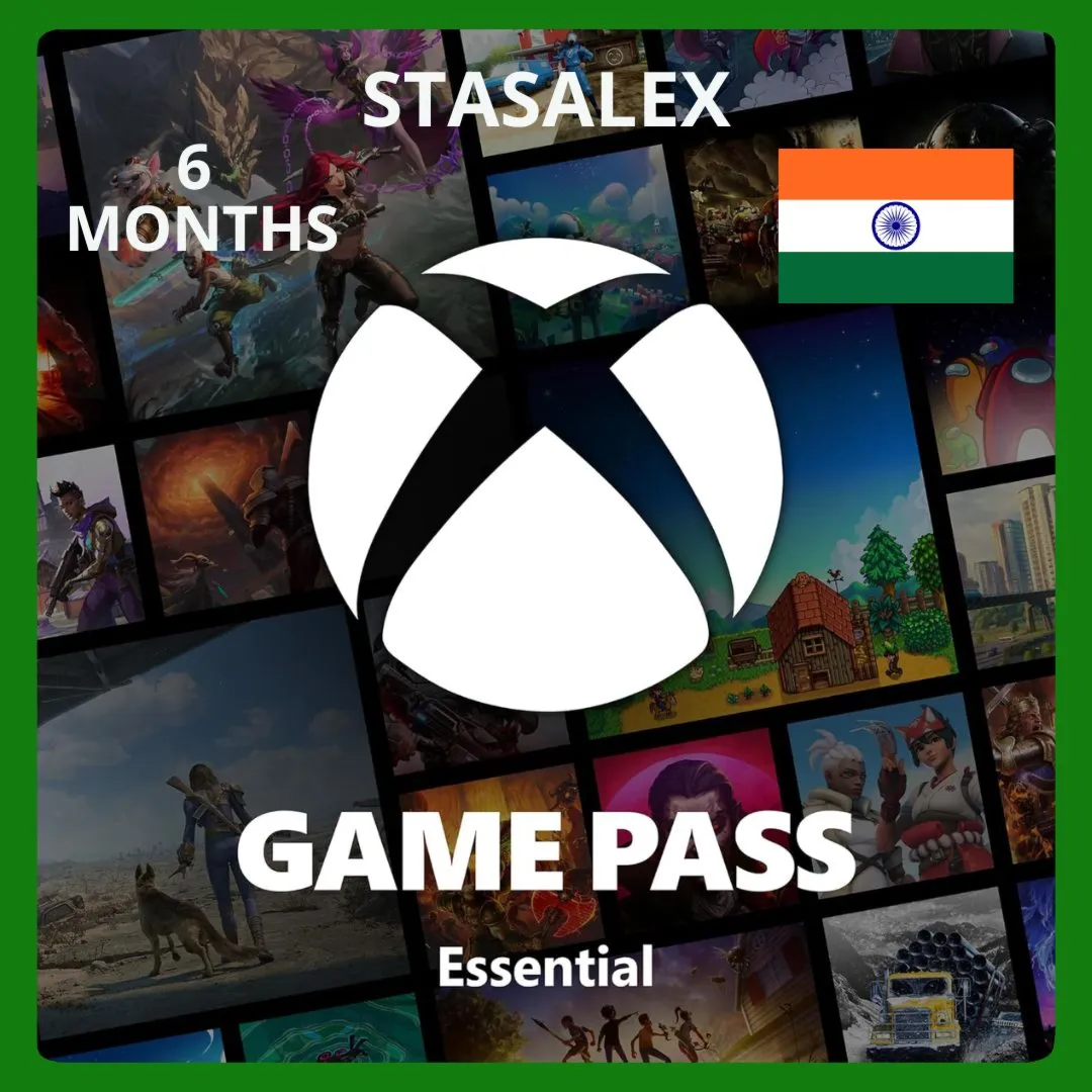XBOX GAME PASS ESSENTIAL 6 MONTHS 🔑 KEY (INDIA) 🇮🇳