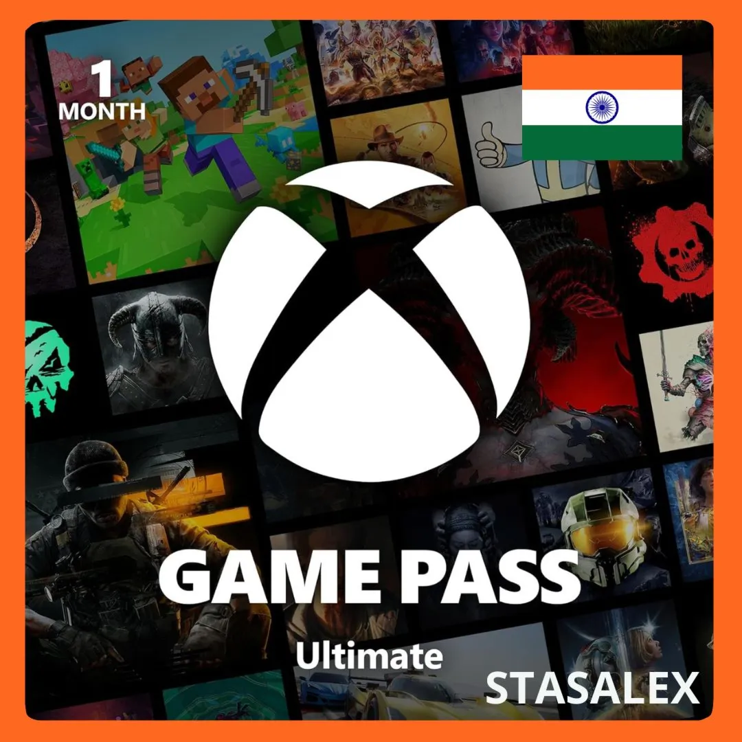 XBOX GAME PASS ULTIMATE 1 МЕСЯЦКЛЮЧ (ИНДИЯ)