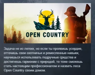Open Country АВТОДОСТАВКА STEAM РОССИЯ