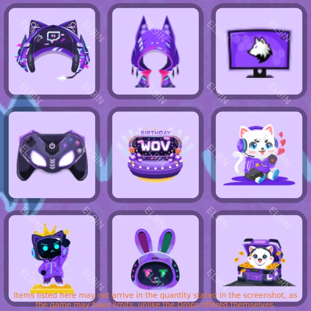 ????WolvesvilleТвич Дропсы9 предметов + 