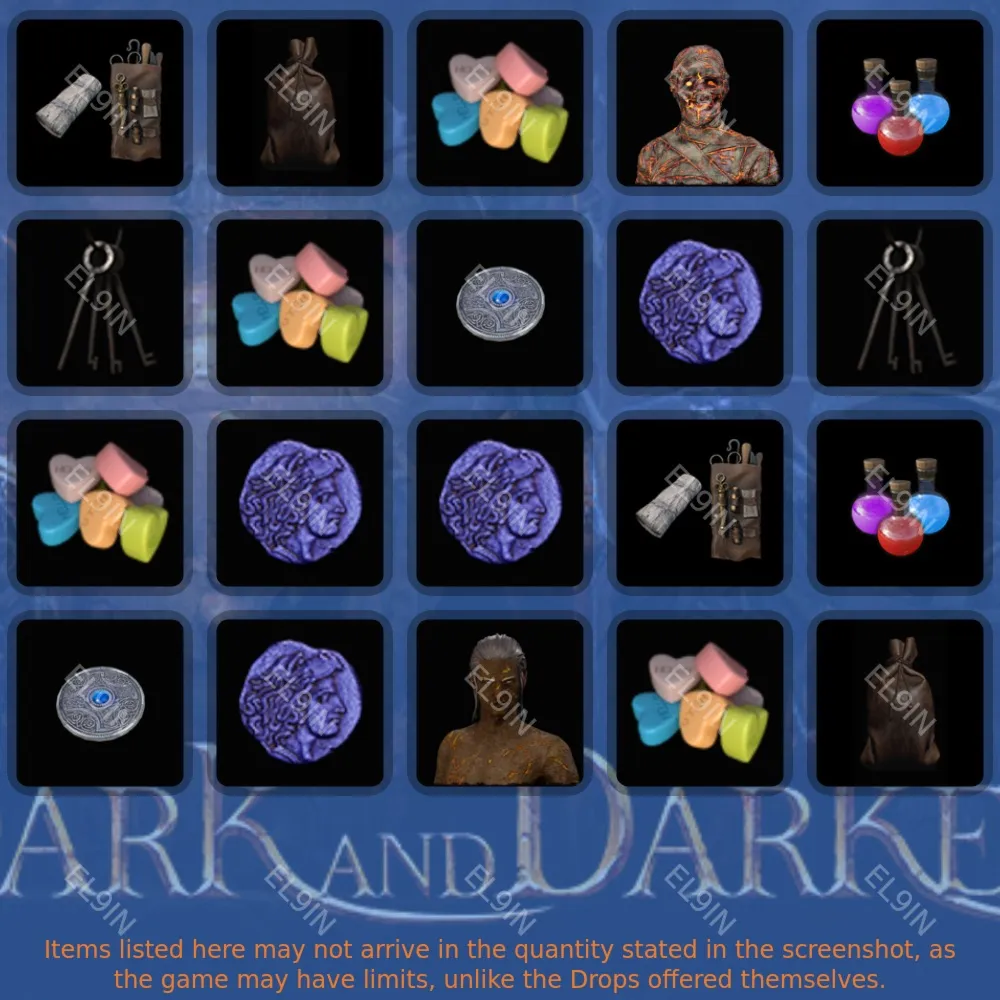 Dark and DarkerТвич Дропсы20 предметов + 