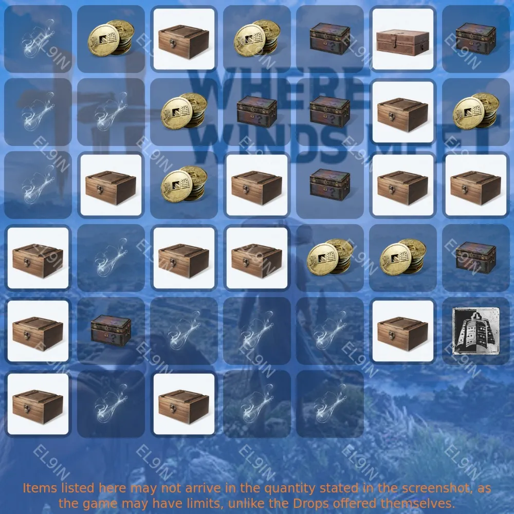 Where Winds Meet⭐Твич Дропсы40 предметов + 
